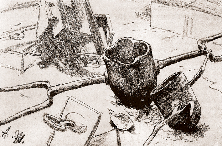  Adolpyh Von Menzel —— 浇铸工具